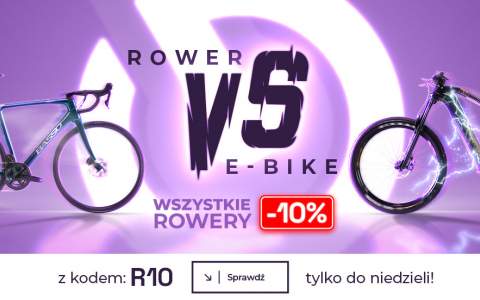 Wszystkie rowery -10% z kodem R10!