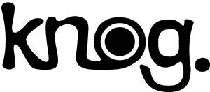 Bikesalon - LAMPKA ROWEROWA PRZEDNIA KNOG #POP I# CZARNY - knog logo